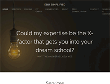 Tablet Screenshot of edusimplified.com